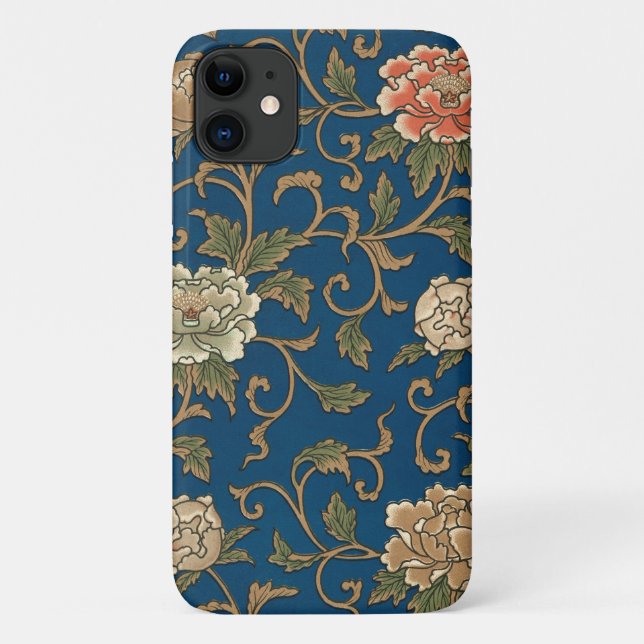 Coques Case-Mate iPhone Vintage japonais Chrysanthemum Imprimer (Dos)