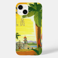 Vintage Los Angeles, Californie Mission avec Palm