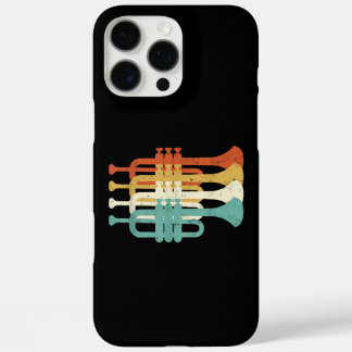 Coque iPhone 16 Pro Max Vintage Marching Band Trumpet Player Retro Design 