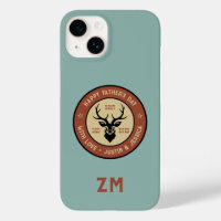 Vintage Meilleur papa Chasse Deer Logo Fête des pè