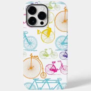 Coque Case-Mate iPhone Vintage moderne Vélo couleur brillante Motif néon