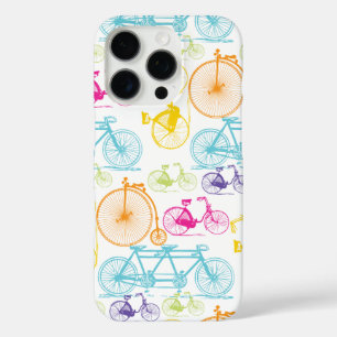 Coques iPhone 16 Pro Vintage moderne Vélo couleur brillante Motif néon