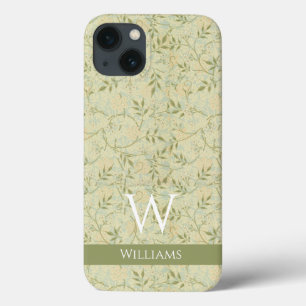 Case-Mate iPhone Case Vintage Monogramme Morris Jasmine Fleurs & Feuille