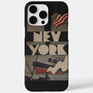 Coque iPhone 16 Pro Max Vintage New York Travel