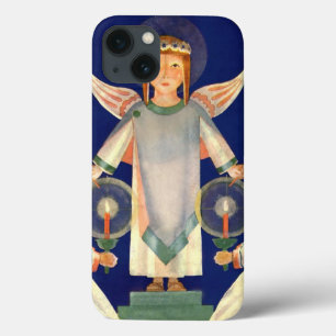 iPhone 13 Case Vintage Noël, anges scandinaves Santa Lucia
