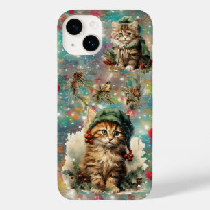 Coque Case-Mate iPhone Vintage Noël Chatons de Noël