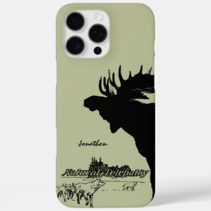 Coque iPhone 16 Pro Max Vintage Oie Loup Faune Choisir la couleur