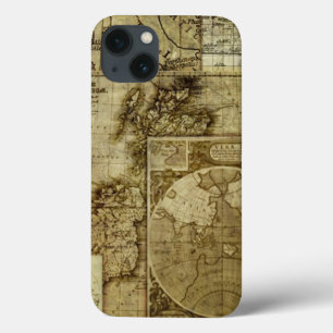 Etui iPhone 13 Vintage old world maps antique maps
