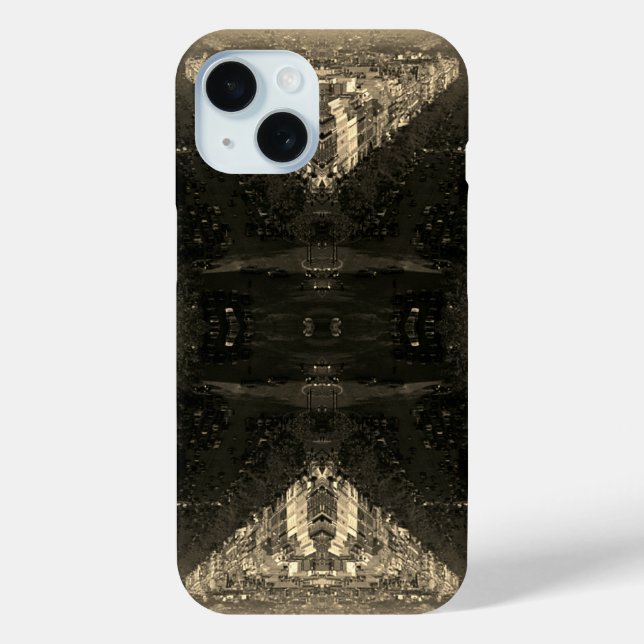Coques Case-Mate iPhone Vintage Paris Champs-Elysées (Verso)