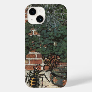 Coque Pour iPhone 14 Vintage Petite Miss Muffet Spider Nurserme Rhyme