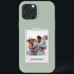 Case-Mate iPhone Case Vintage photo collage typographie moderne Coque-Ma<br><div class="desc">Tendance vintage retro typographie photo moderne simple design de téléphone élégant. La couleur Arrière - plan peut être modifiée.</div>