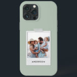 Case-Mate iPhone Case Vintage photo collage typographie moderne Coque-Ma<br><div class="desc">Tendance vintage retro typographie photo moderne simple design de téléphone élégant. La couleur Arrière - plan peut être modifiée.</div>