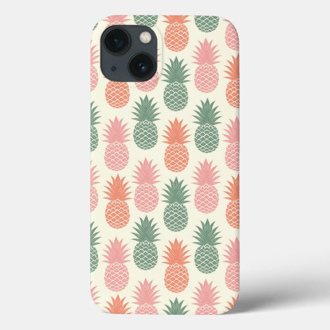 Coques Case-Mate iPhone Vintage Pineapple 2 (Verso)