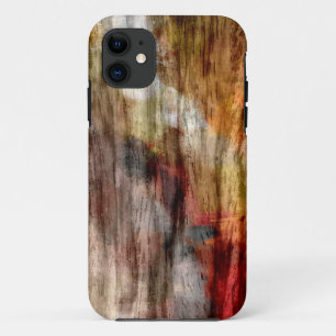 Coque Case-Mate Pour iPhone Vintage Retro Brown Bois Art Abstrait
