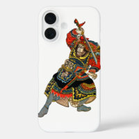 Vintage Samurai Warrior Art asiatique