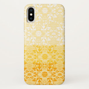 Coque iPhone X Vintage trempé Élégant Chic Lace Damas Florales