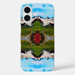 Coque Pour iPhone 16 Vintage USA Alaska glacier Worthington été