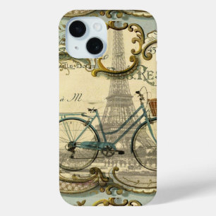 Coque Case-Mate iPhone vintage vélo paris tour eiffel
