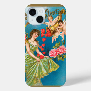 Coque Case-Mate iPhone Vintage Victorien Valentine's Day Angels & Hearts