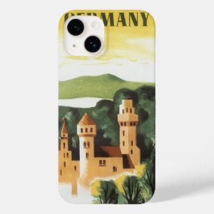 Coque Case-Mate iPhone Vintage voyage, Château allemand, Bavière Allemagn