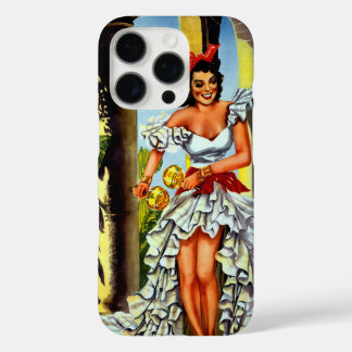 Coques iPhone 16 Pro Vintage voyage de danseuse cubaine