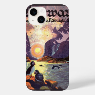 Coques Pour iPhone Vintage voyage, Norvège Fjord Terre du soleil de m