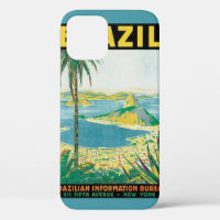 Vintage voyage Rio de Janeiro Brésil Plage côtière