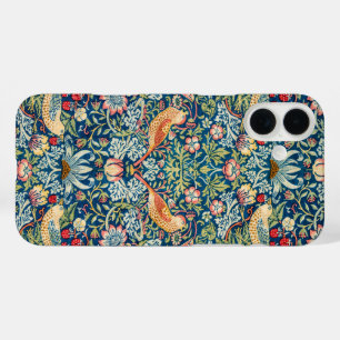 Coque Pour iPhone 16 Plus Vintage William Morris "Strawberry Thief" Design
