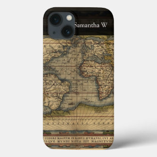 Coques Pour iPhone Vintage World Map Atlas Historical Design