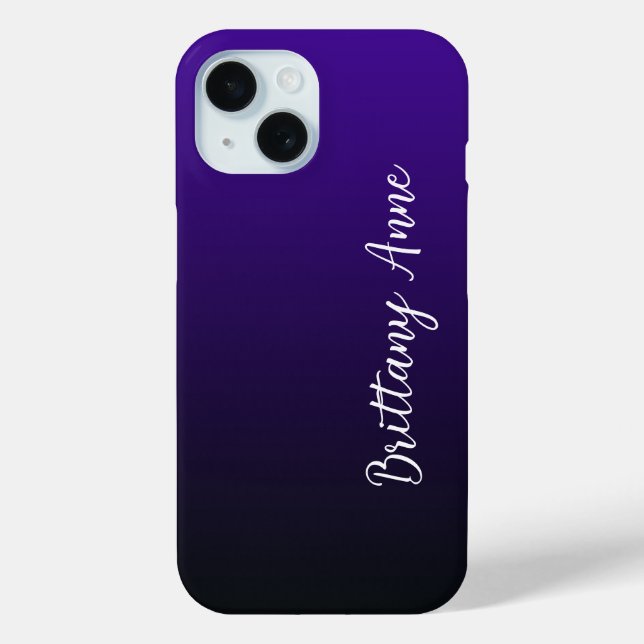 Coques Case-Mate iPhone Violet à noir (Verso)