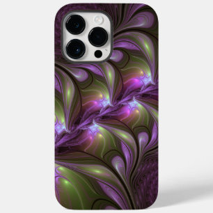 Coque Case-Mate iPhone Violet Abstrait violet violet kaki fractal