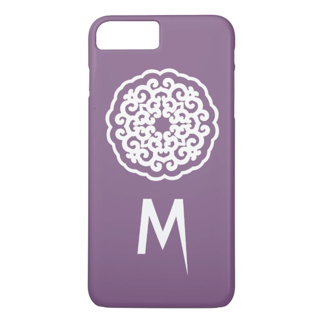Coques Case-Mate iPhone Violet Asiatique Moods Mandalla (Dos)
