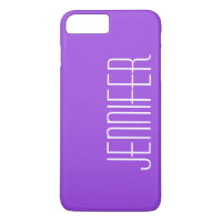 Violet coloré, Nom Jumbo personnalisé