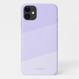 Case-Mate iPhone Case Violet de gradient géométrique minimal moderne