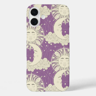 Coque Pour iPhone 16 Plus violet de rêve bohème