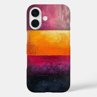Coque Pour iPhone 16 Violet Ember Fields