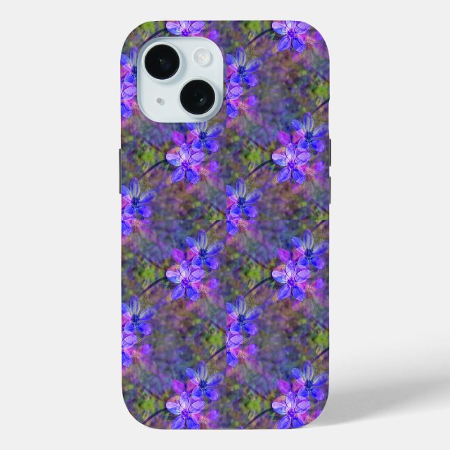 Coques Case-Mate iPhone Violet garden...... (Verso)