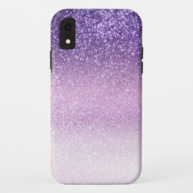 Coques Case-Mate iPhone Violet Lilac Pastel Purple ombre (Dos)