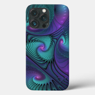 Case-Mate iPhone Case Violet rencontre l'art abstrait fractal moderne tu
