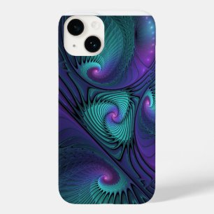 Coque Case-Mate iPhone Violet rencontre l'art fractal abstrait moderne tu