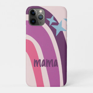 Case-Mate iPhone Case Violet rose Bohême Arc-en-ciel Personnalisé maman