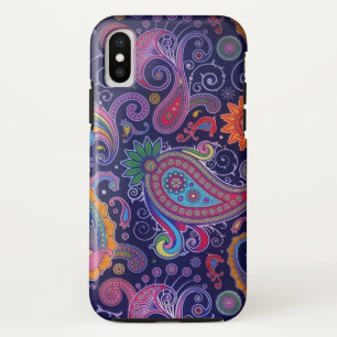 Coque Case-Mate iPhone Violet Rose Paisley