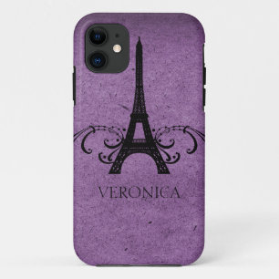 Etui iPhone Case-Mate Violet Vintage Français