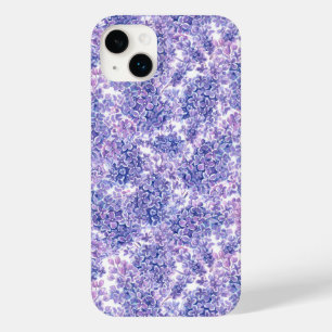 Coque Pour iPhone 14 Plus Violette aquarelle fleurs lilas