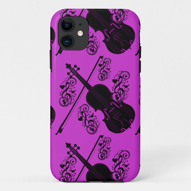 Coques Case-Mate iPhone Violon, amour cinglé_ (Dos)
