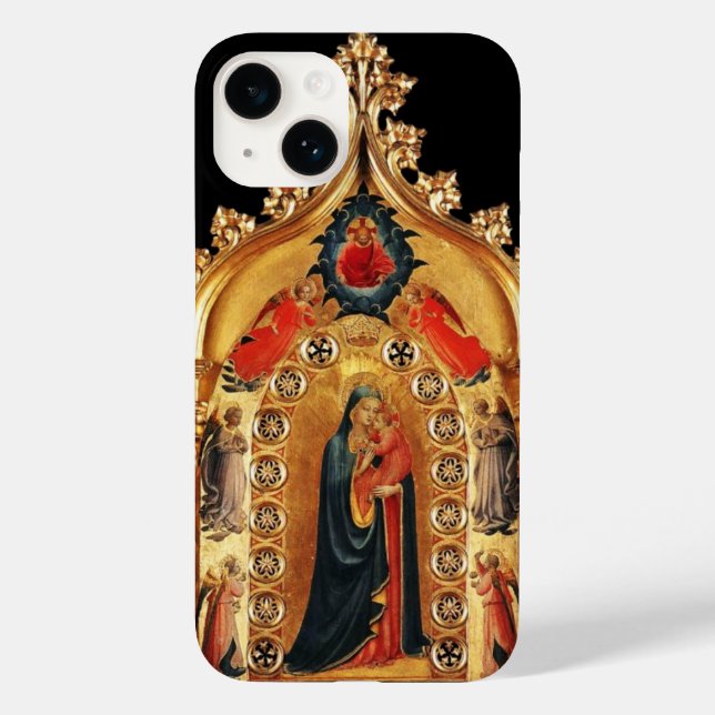 COQUES Case-Mate iPhone VIRGIN AVEC ENFANT ET ANGELS OR SACRED ART ICÔNE (Verso)