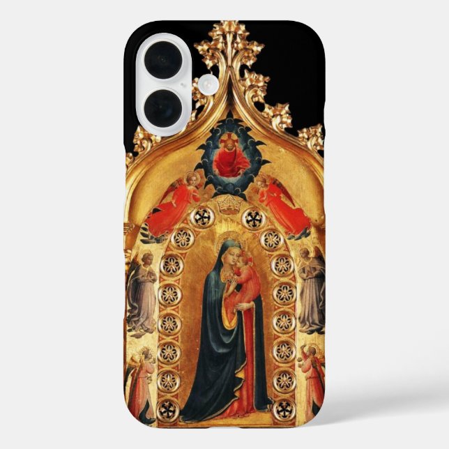 COQUES Case-Mate iPhone VIRGIN AVEC ENFANT ET ANGELS OR SACRED ART ICÔNE (Verso)