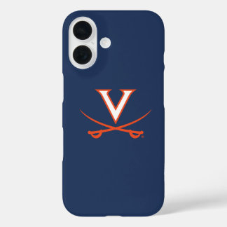 Coque Pour iPhone 16 Virginia Cavaliers V épées | Orange