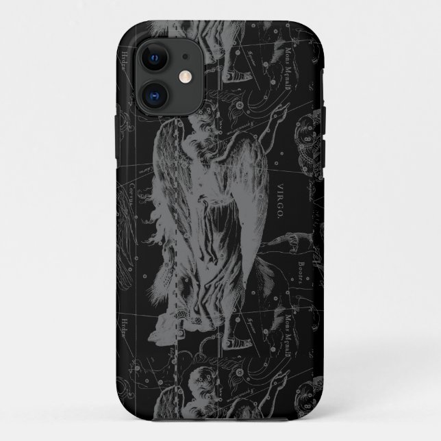Coques Case-Mate iPhone Virgo Constellation Zodiac Map Hevelius 1690 (Dos)
