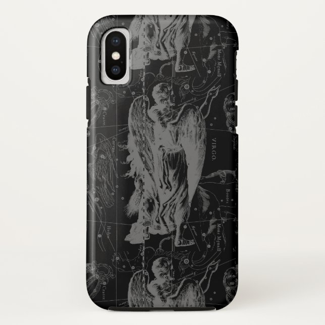Coques Case-Mate iPhone Virgo Constellation Zodiac Map Hevelius 1690 (Dos)